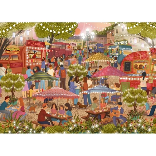 Jumbo - Falcon - Foodie Festival Puzzle 1000pc