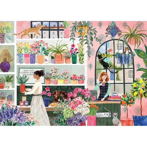 Jumbo - Falcon - The Flower Studio Puzzle 1000pc