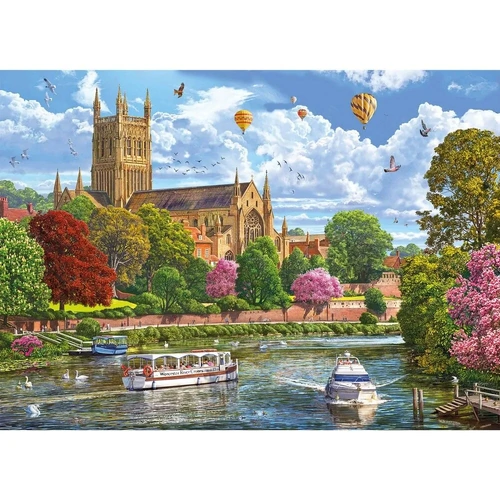 Gibsons - Worcester From The River Puzzle 1000pc