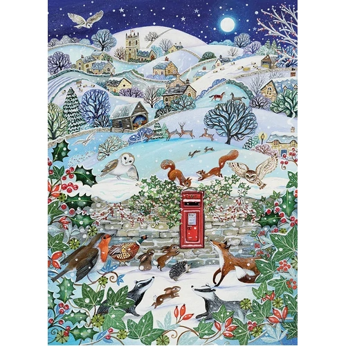 Cobble Hill - Village on a Winter Night Puzzle 1000pc
