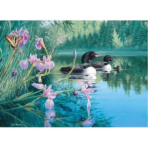 Cobble Hill - Iris Cove Loons Puzzle 500pc