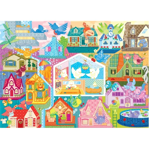 Cobble Hill - Rainbow Birdies Puzzle 500pc
