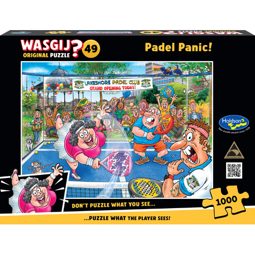 Holdson - WASGIJ? Original 49 Padel Panic! Puzzle 1000pc