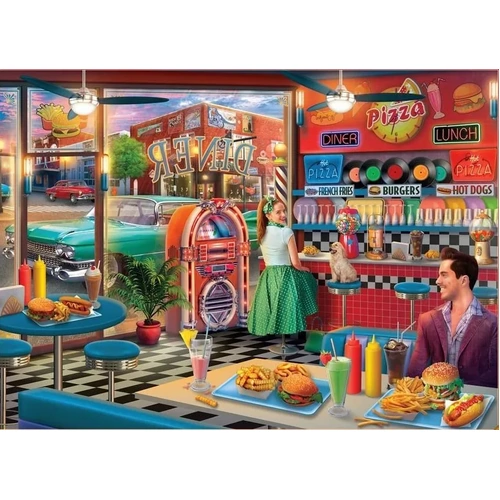 Holdson - Park & Dine - Pizza Landing Puzzle 1000pc