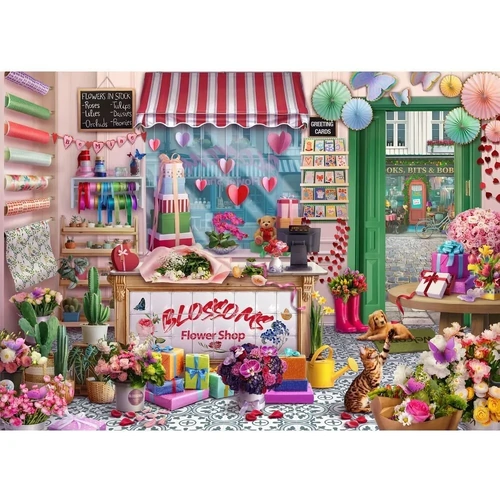 Holdson - Streetwise Treasures - Blossom Shop Puzzle 1000pc