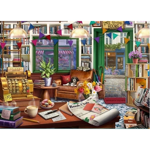 Holdson - Streetwise Treasures - Book Lovers Shop Puzzle 1000pc