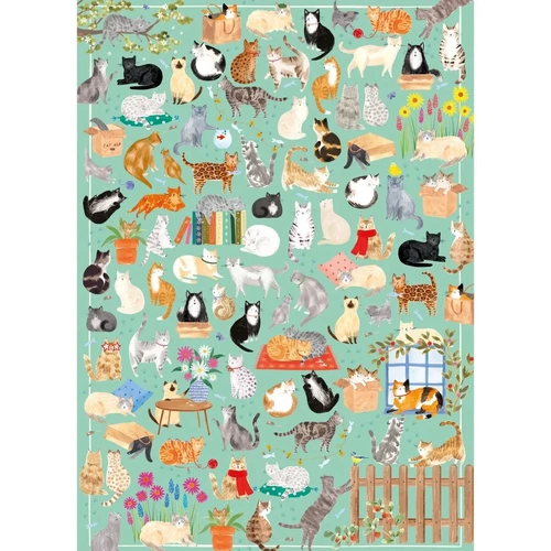 Gibsons - Art File: It's a Cat's Life Puzzle 1000pc