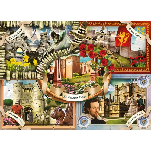 Gibsons - English Heritage: Castles of England Puzzle 1000pc