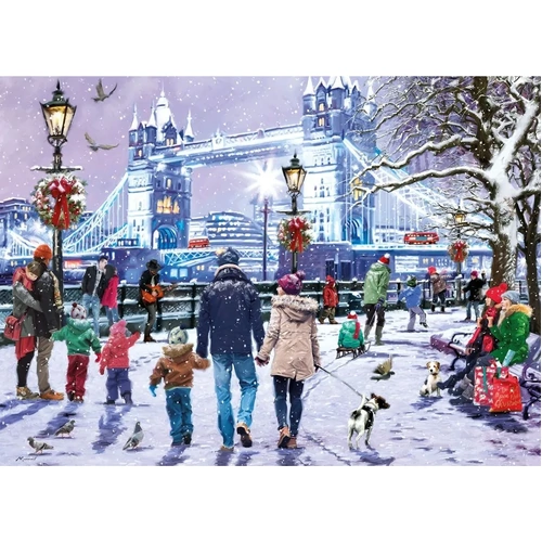 Gibsons - Tower Bridge at Christmas Puzzle 1000pc