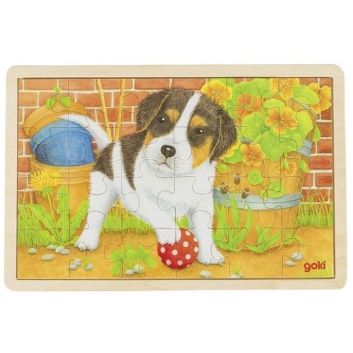 GOKI - Little Dog Puzzle 24pc