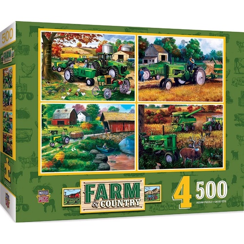 Masterpieces - Farm & Country Puzzle 4 x 500pc