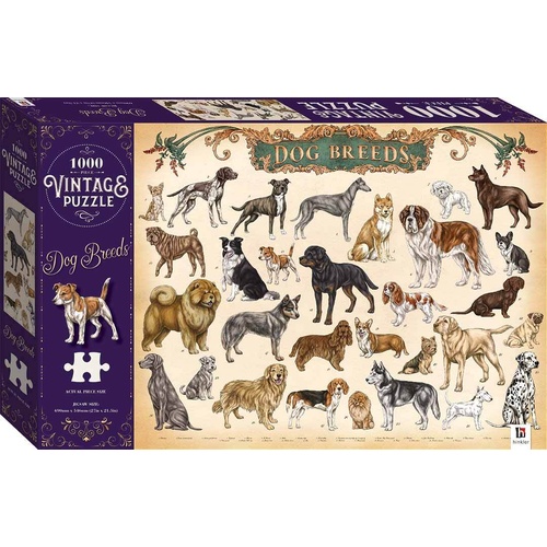 Hinkler - Dog Breeds Puzzle 1000pc
