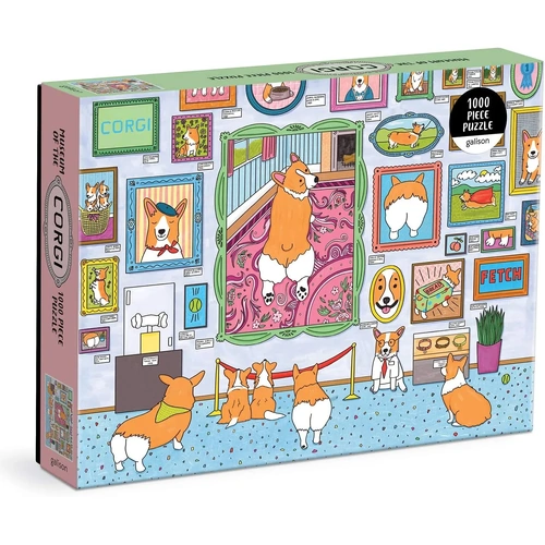 Galison - Museum of the Corgi Puzzle 1000pc