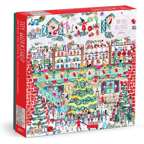 Galison - Toy Workshop Foil Puzzle 500pc