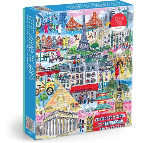 Galison - Cities Around the World Puzzle 1000pc