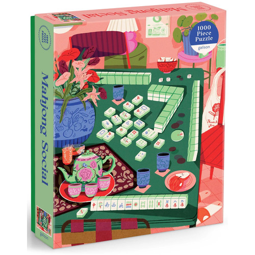 Galison - Mahjong Social Puzzle 1000pc