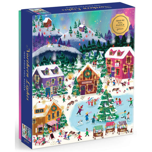 Galison - Northern Lights Foil Puzzle 1000pc