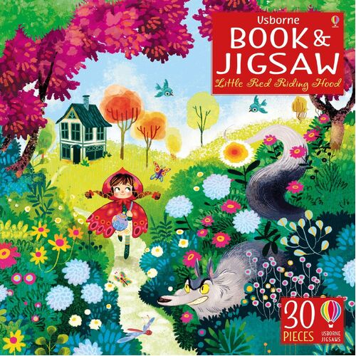 Usborne - Book and Jigsaw - Little Red Riding Hood 30pc