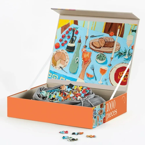 Journey of Something - Feast On The Sunlit Terrace Puzzle 1000pc