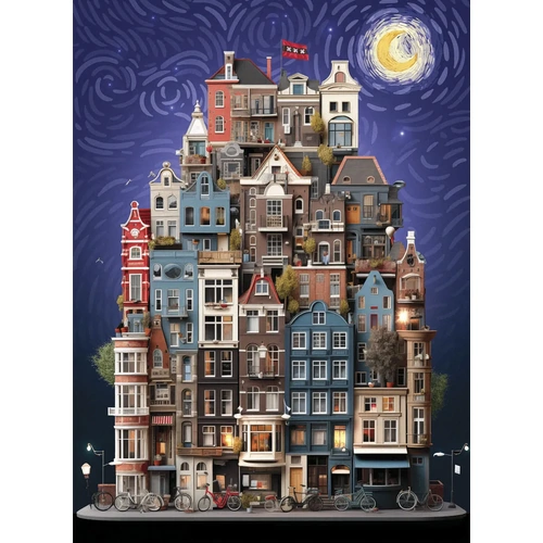 Anatolian - Amsterdam Starry Night Puzzle 1000pc