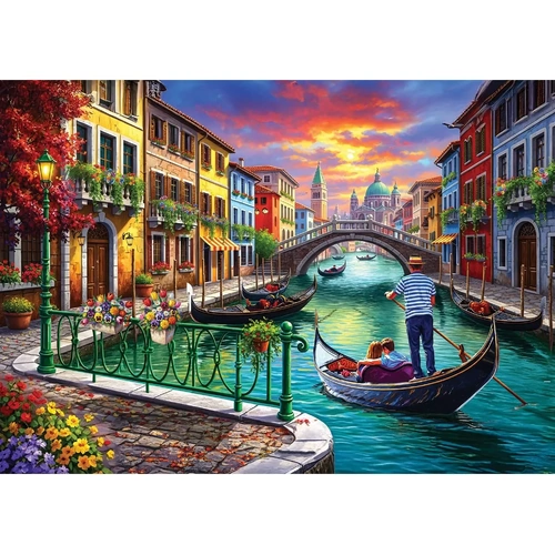 Anatolian - Gondola Nera Large Piece Puzzle 700pc