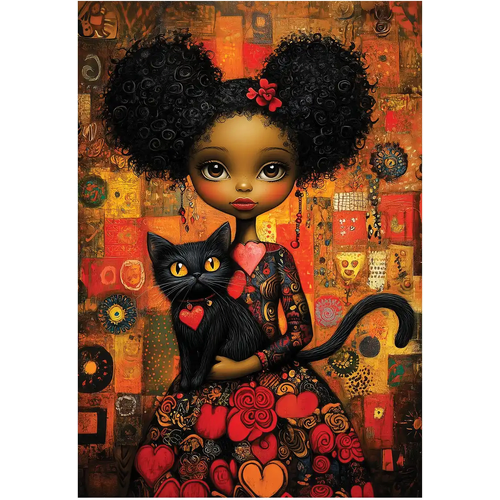 Anatolian - Black Cat Puzzle 500pc