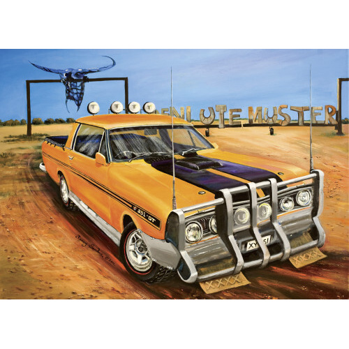 Blue Opal - Jenny Sanders Ute Muster Puzzle 1000pc