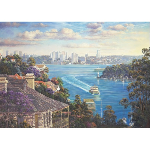 Blue Opal - John Bradley Sydney Harbour Puzzle 1000pc