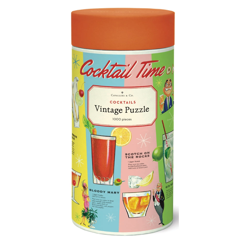 Cavallini - Cocktails Puzzle 1000pc