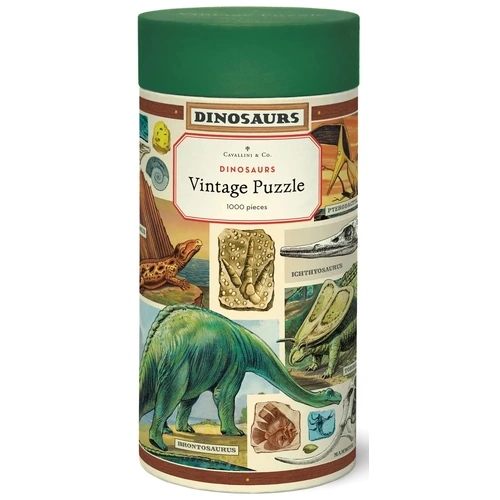 Cavallini - Dinosaurs Puzzle 1000pc