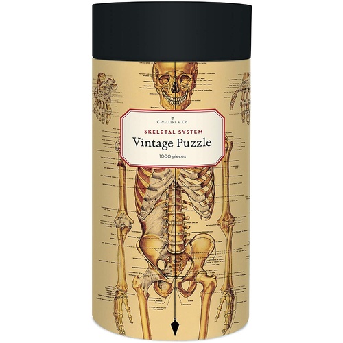 Cavallini - Skeletal System Puzzle 1000pc