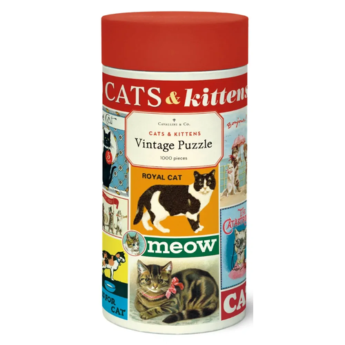 Cavallini - Vintage Cats & Kittens Puzzle 1000pc