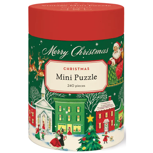 Cavallini - Christmas Mini Puzzle 240pc