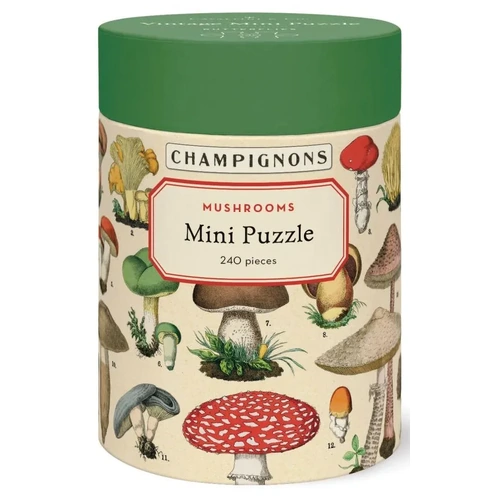Cavallini - Mushrooms Mini Puzzle 240pc