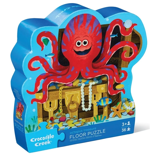 Crocodile Creek - Octopus Treasure Floor Puzzle 36pc