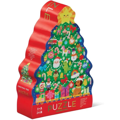 Crocodile Creek - Christmas Tree Floor Puzzle 24pc