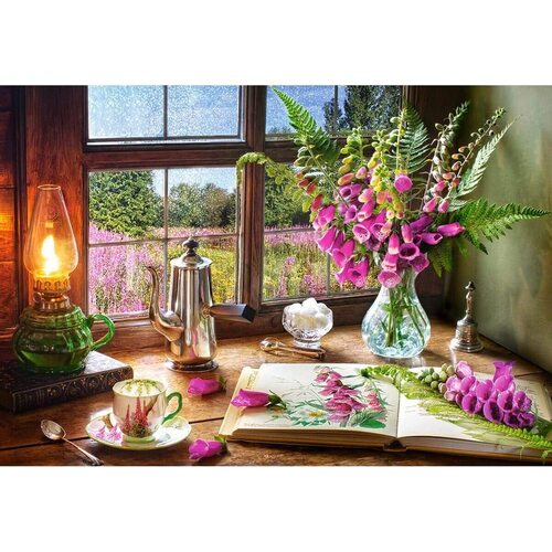 Castorland - Still Life with Violet Snapdragons Puzzle 1000pc