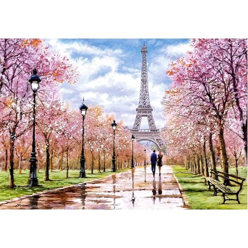 Castorland - Romantic Walk In Paris Puzzle 1000pc