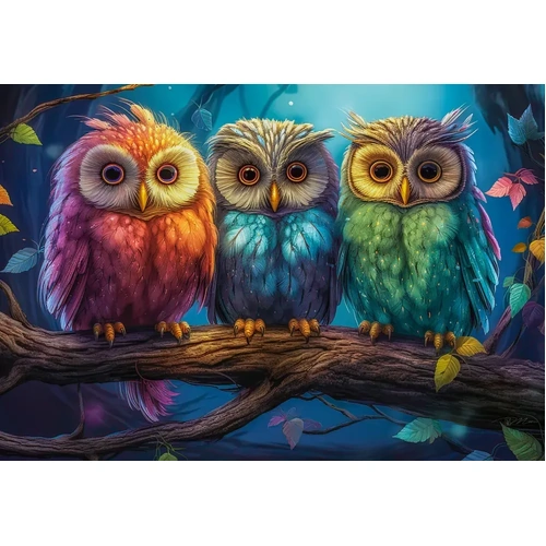 Castorland - Three Little Owls Puzzle 1000pc