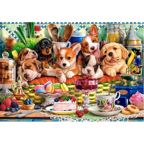 Castorland - Puppies Dessert Puzzle 1000pc