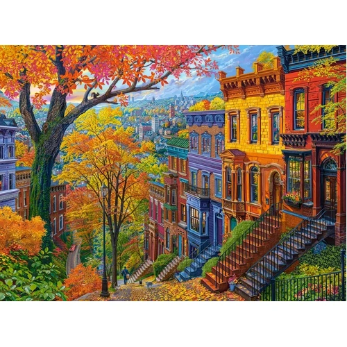 Castorland - Autumn City Hill Puzzle 3000pc