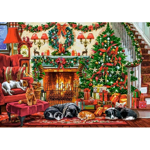 Castorland - Cozy Fireplace Puzzle 500pc