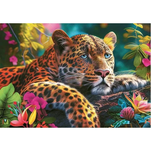 Cherry Pazzi - Reclining Leopard Puzzle 500pc