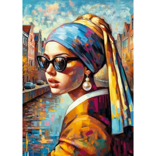 Cherry Pazzi - Girl with a Pearl Puzzle 1000pc