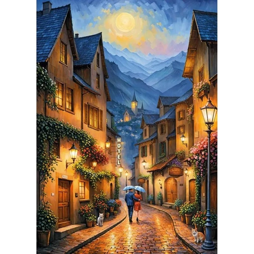 Cherry Pazzi - A Quiet Stroll Puzzle 1000pc