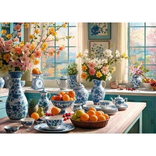 Cherry Pazzi - Morning In My Kitchen Puzzle 2000pc