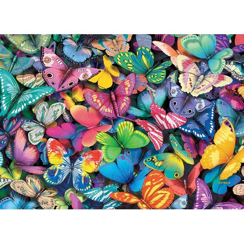 Cheatwell - Butterflies Double-Trouble Puzzle 500pc