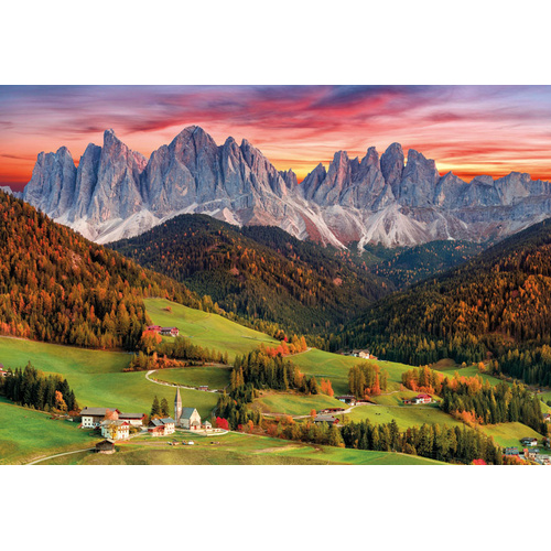 Clementoni - Val Di Funes, Italy Puzzle 2000pc