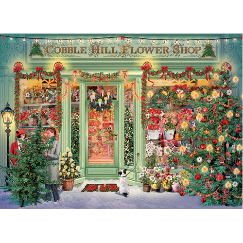 Cobble Hill - Christmas Flower Shop Puzzle 1000pc