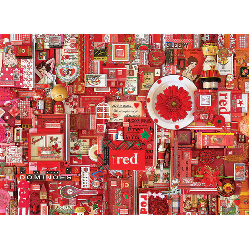 Cobble Hill - Rainbow Project Red Puzzle 1000pc